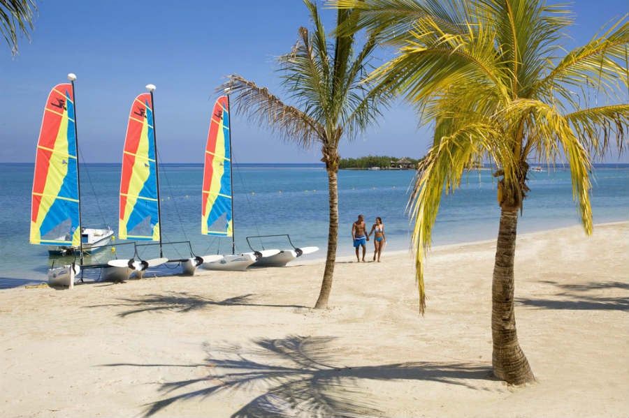 Beach at Hotel Riu Reggae