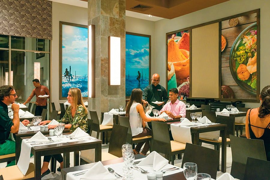 Restaurant at Hotel Riu Sri Lanka