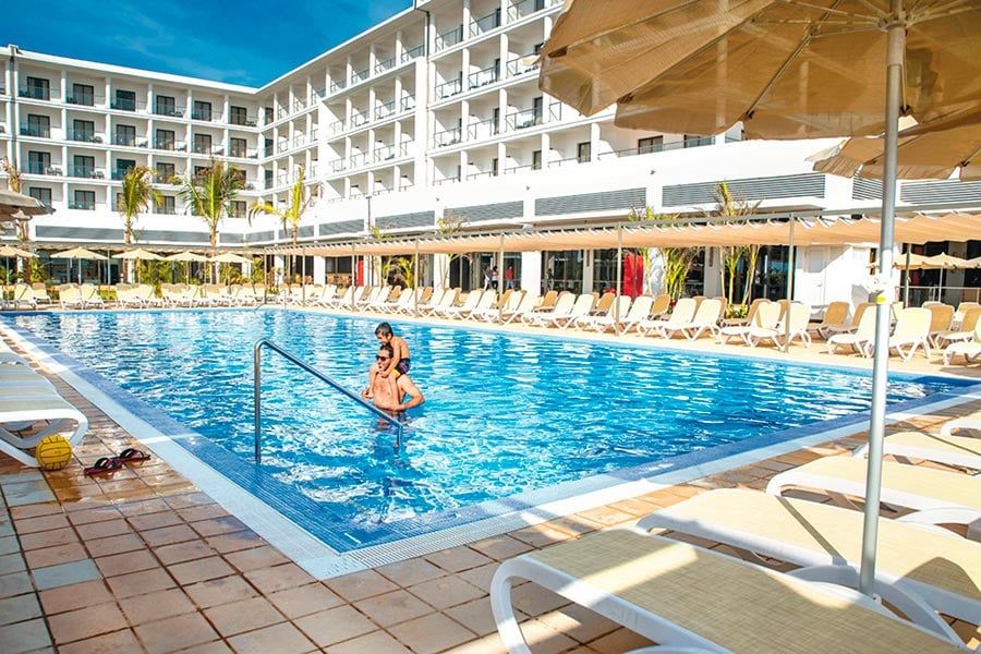 Swimming pool area at Hotel Riu Sri Lanka
