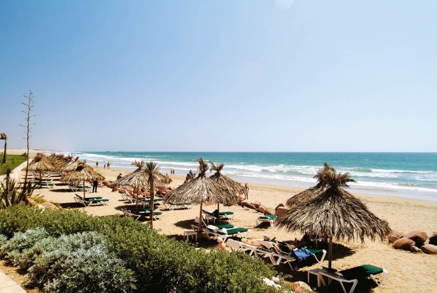Beach at Hotel Riu Tikida Dunas