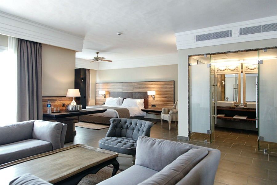 Guest room at Hotel Riu Tikida Dunas