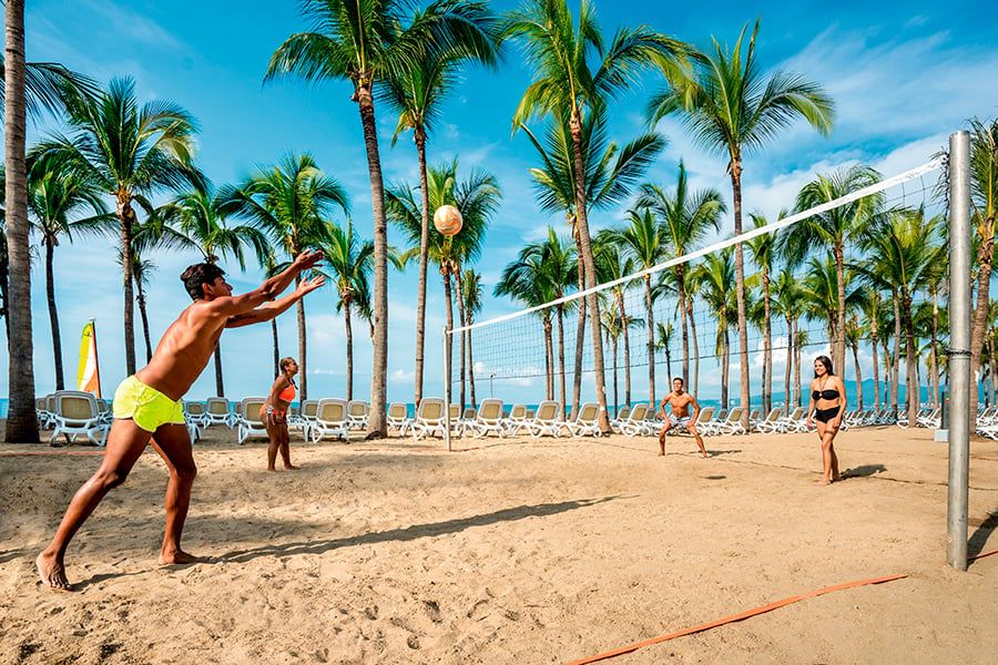 Beach at Hotel Riu Vallarta