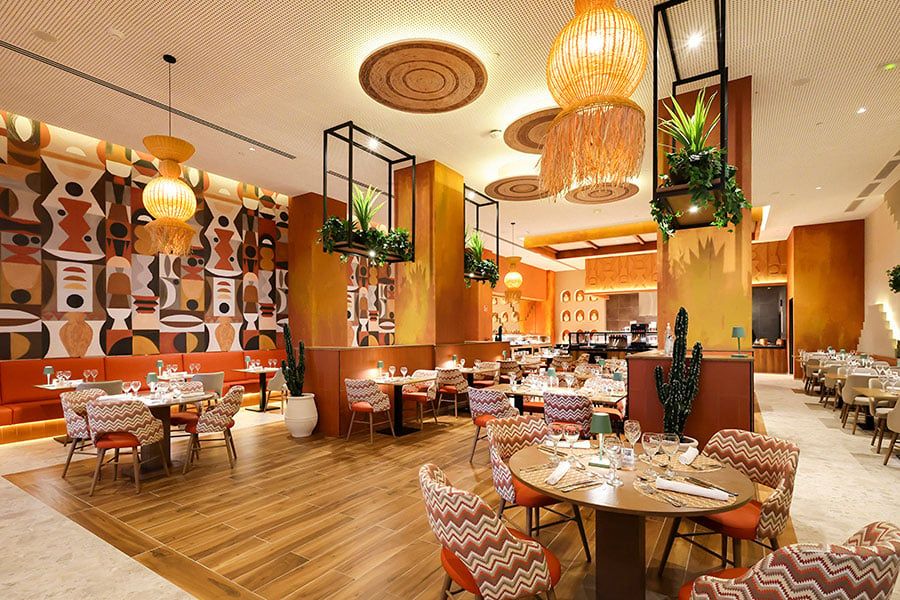 Restaurant at Hotel Riu Ventura