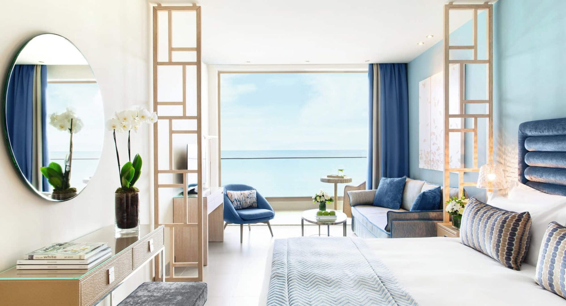 Guest room at Ikos Oceania