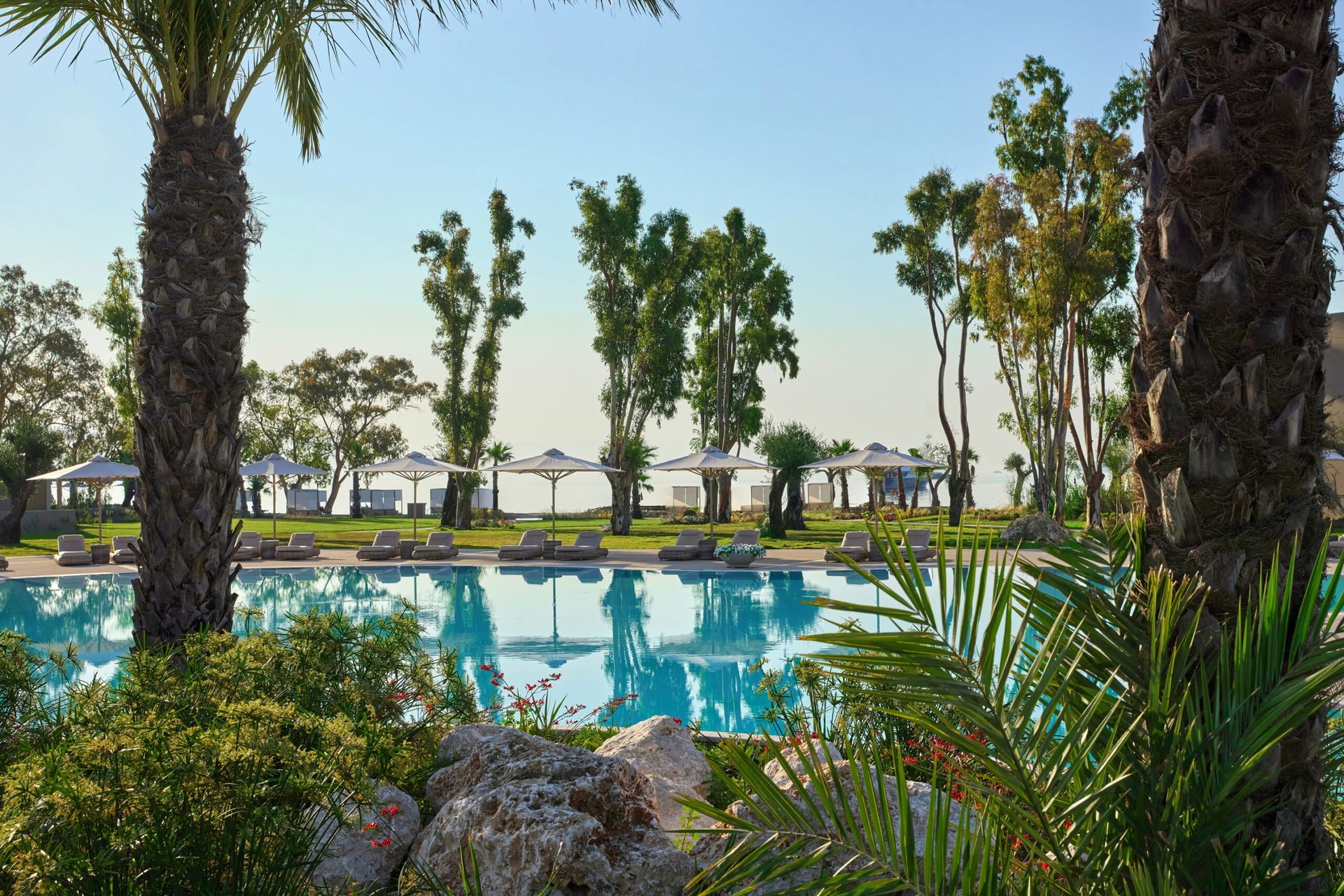 Swimming pool at Ikos Odisia