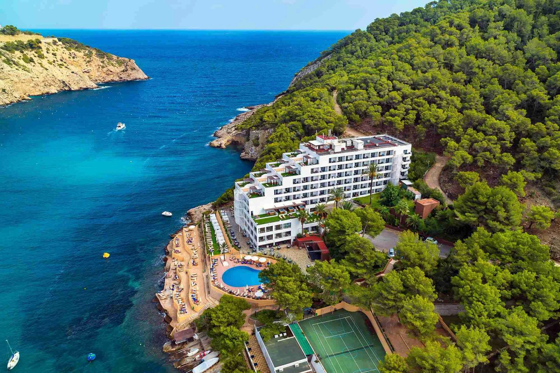 Resort view at Palladium Hotel Cala Llonga, Trademark Collection