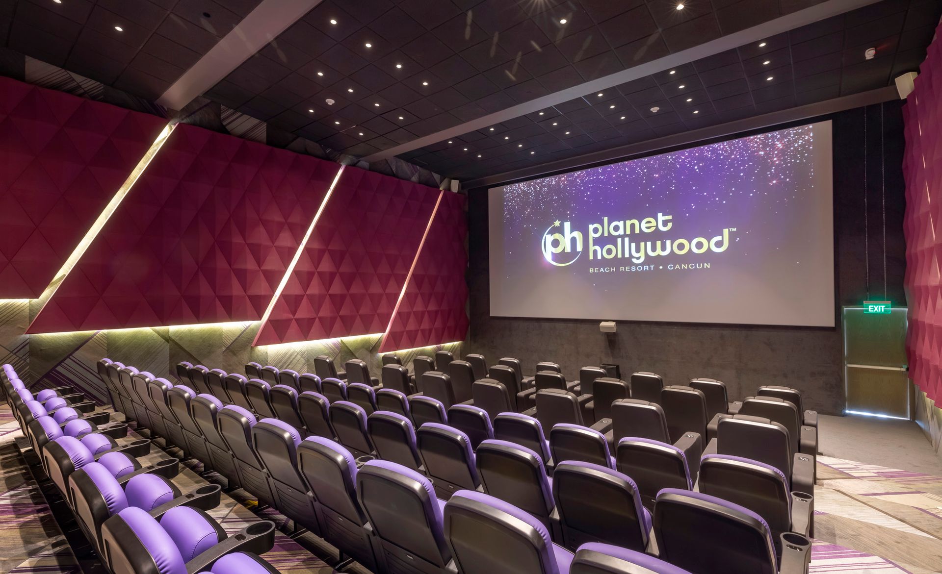 On-site movie theater