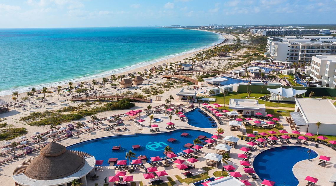 Planet Hollywood Cancun beachfront resort overview