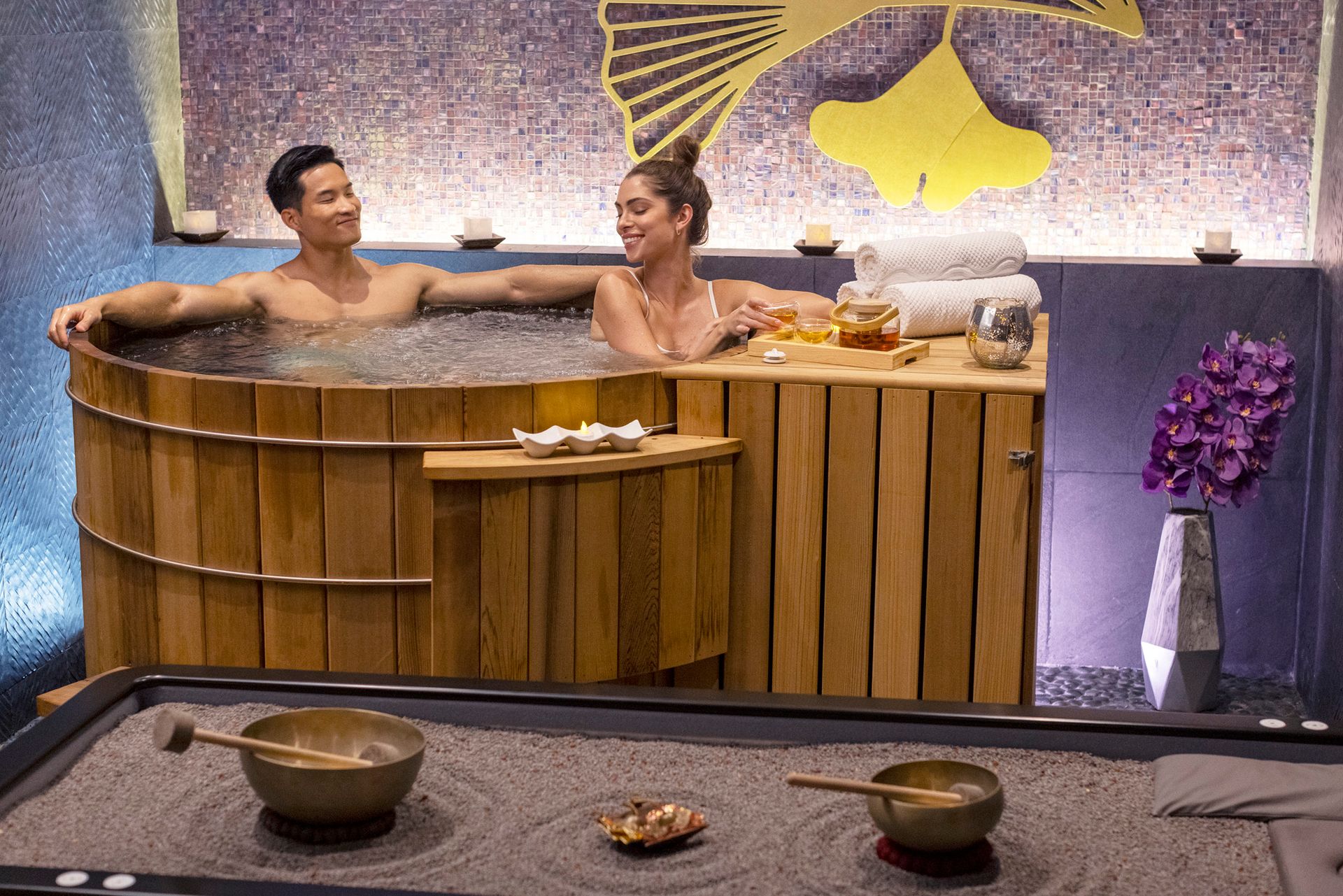 Spa treatment room