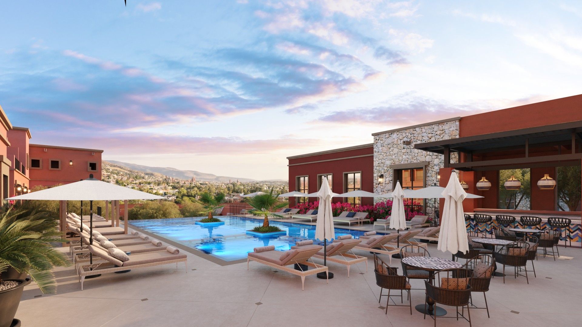 Resort exterior at Pueblo Bonito Rosé Resort & Spa