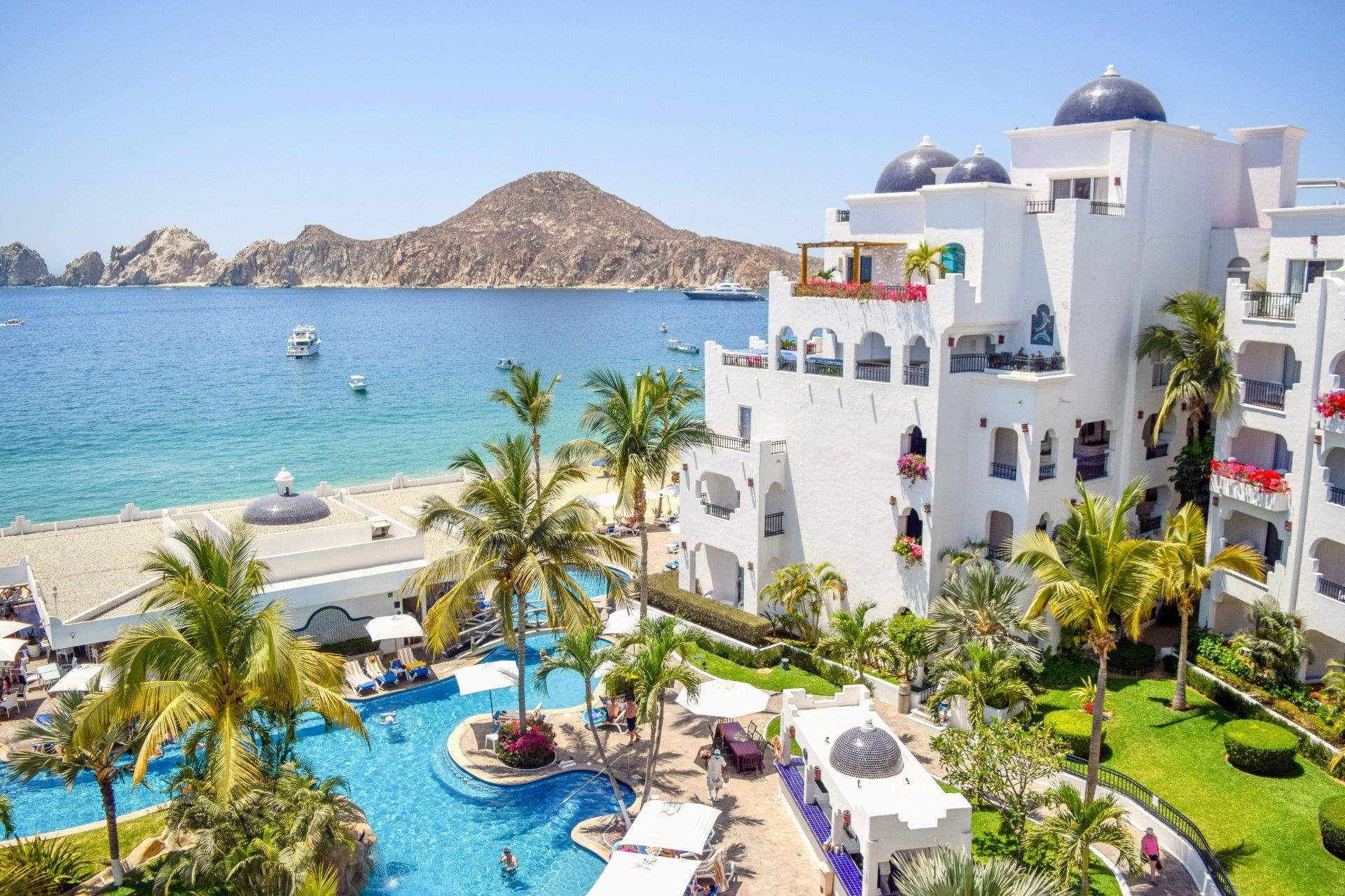 Resort exterior at Pueblo Bonito Rosé Resort & Spa