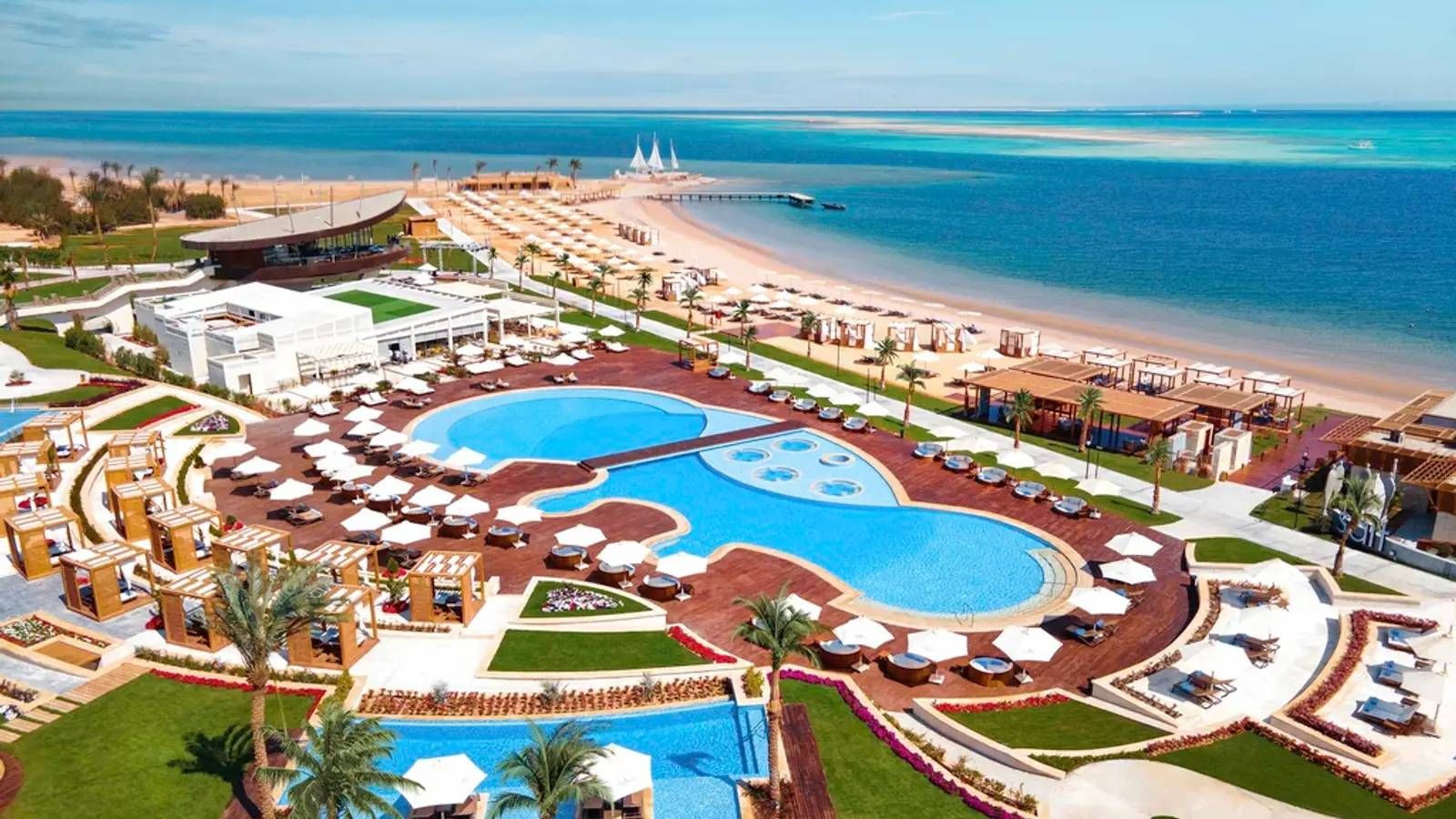 Resort exterior at Rixos Premium Magawish Suites and Villas