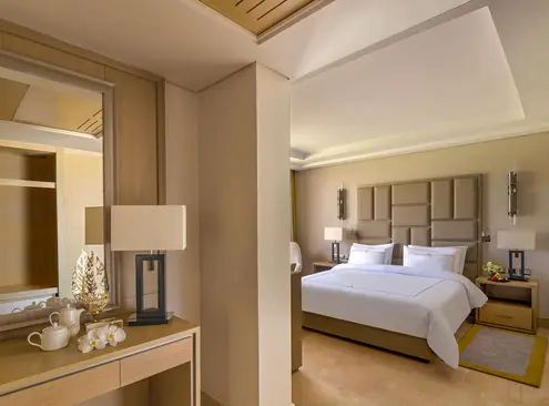 Guest room at Rixos Premium Magawish Suites and Villas
