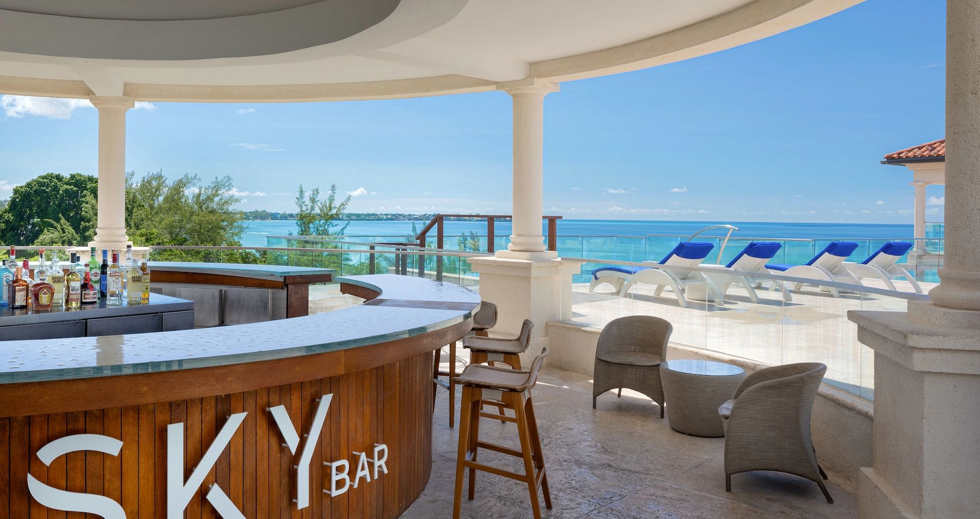 Resort exterior at Sandals Barbados