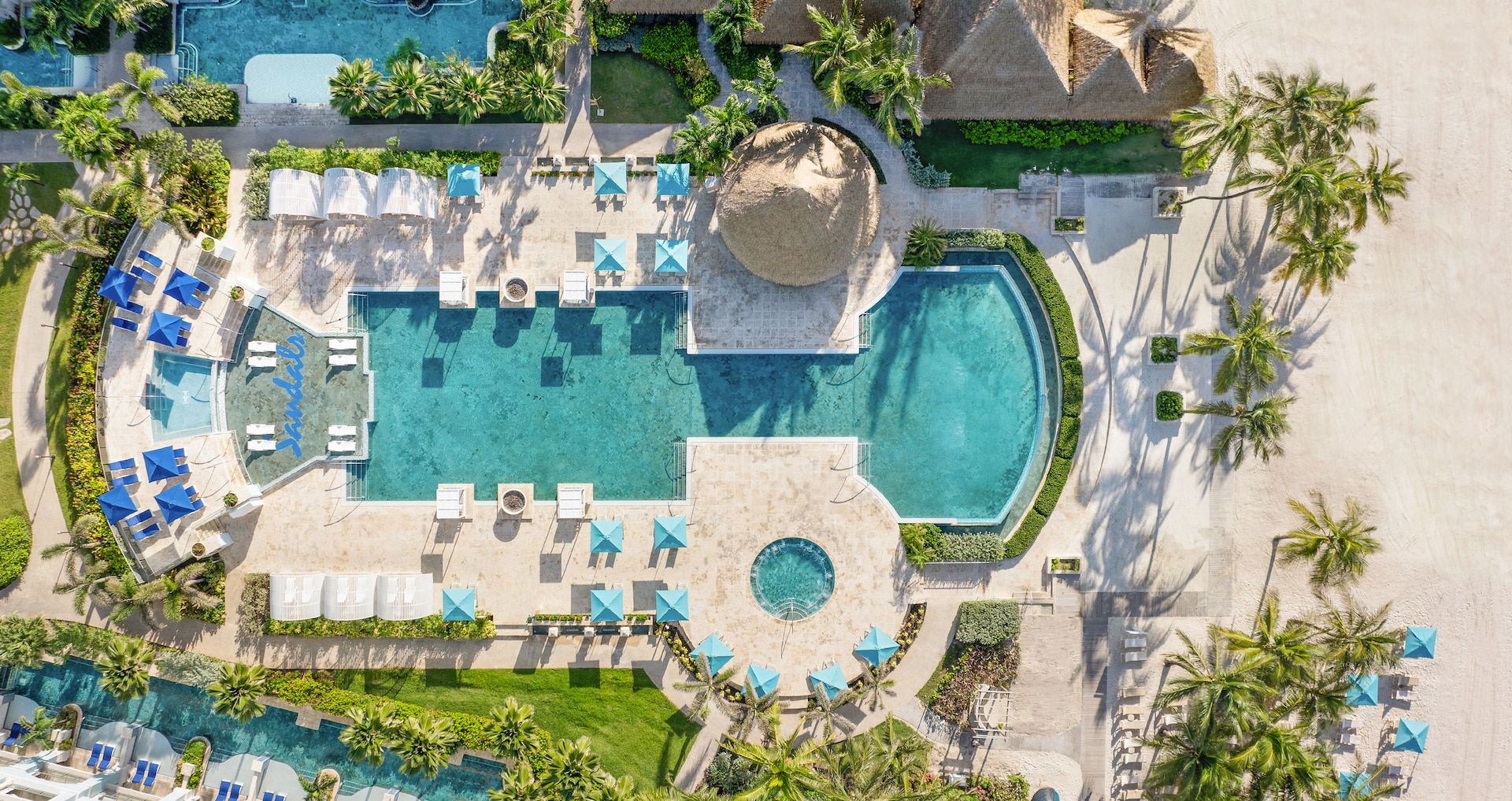 Resort exterior at Sandals Barbados