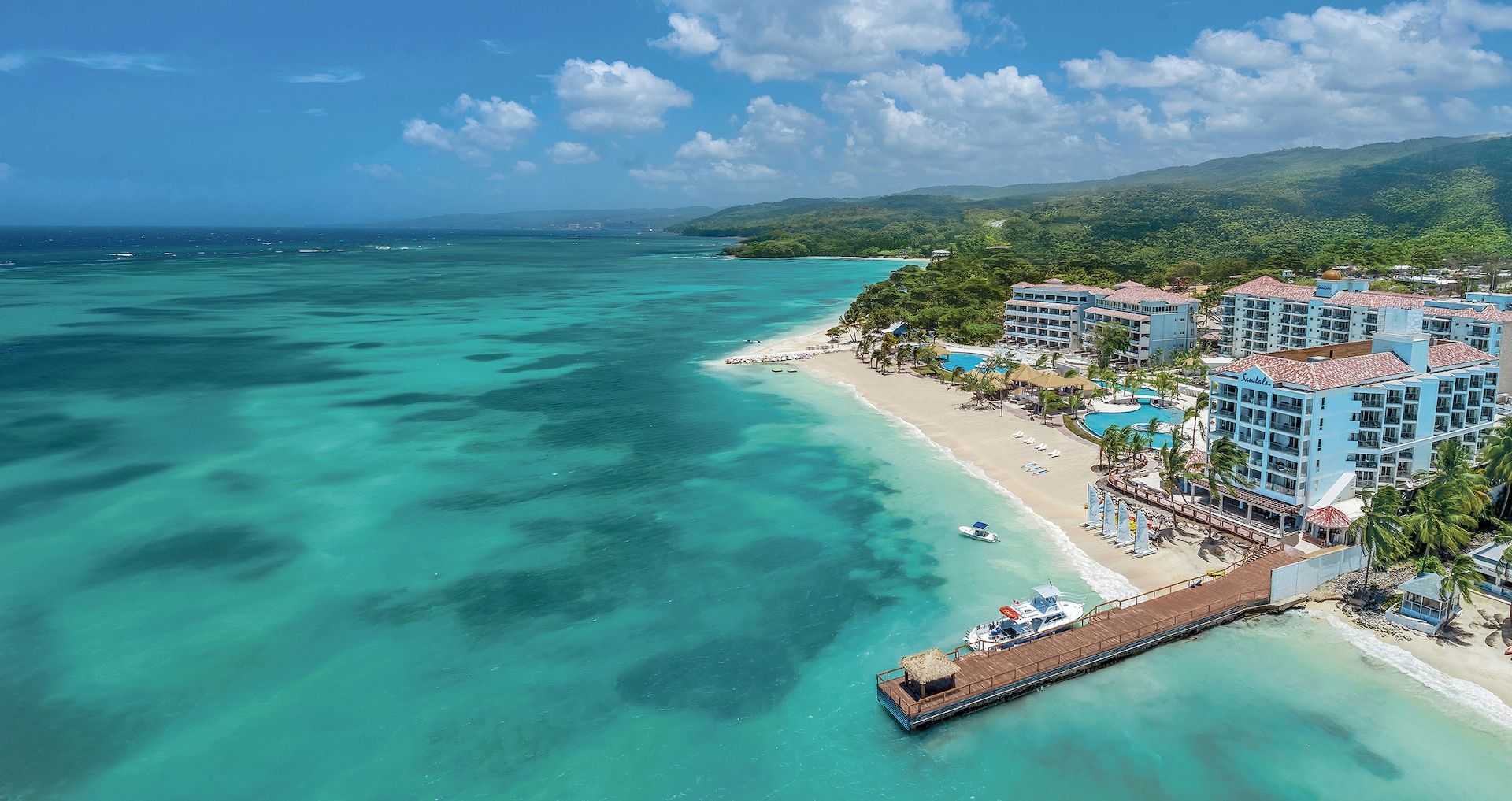 Resort exterior at Sandals Dunn's River