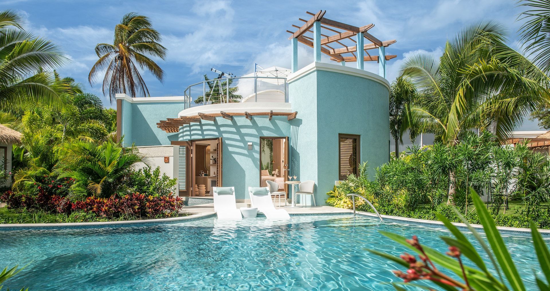 Resort exterior at Sandals Dunn's River