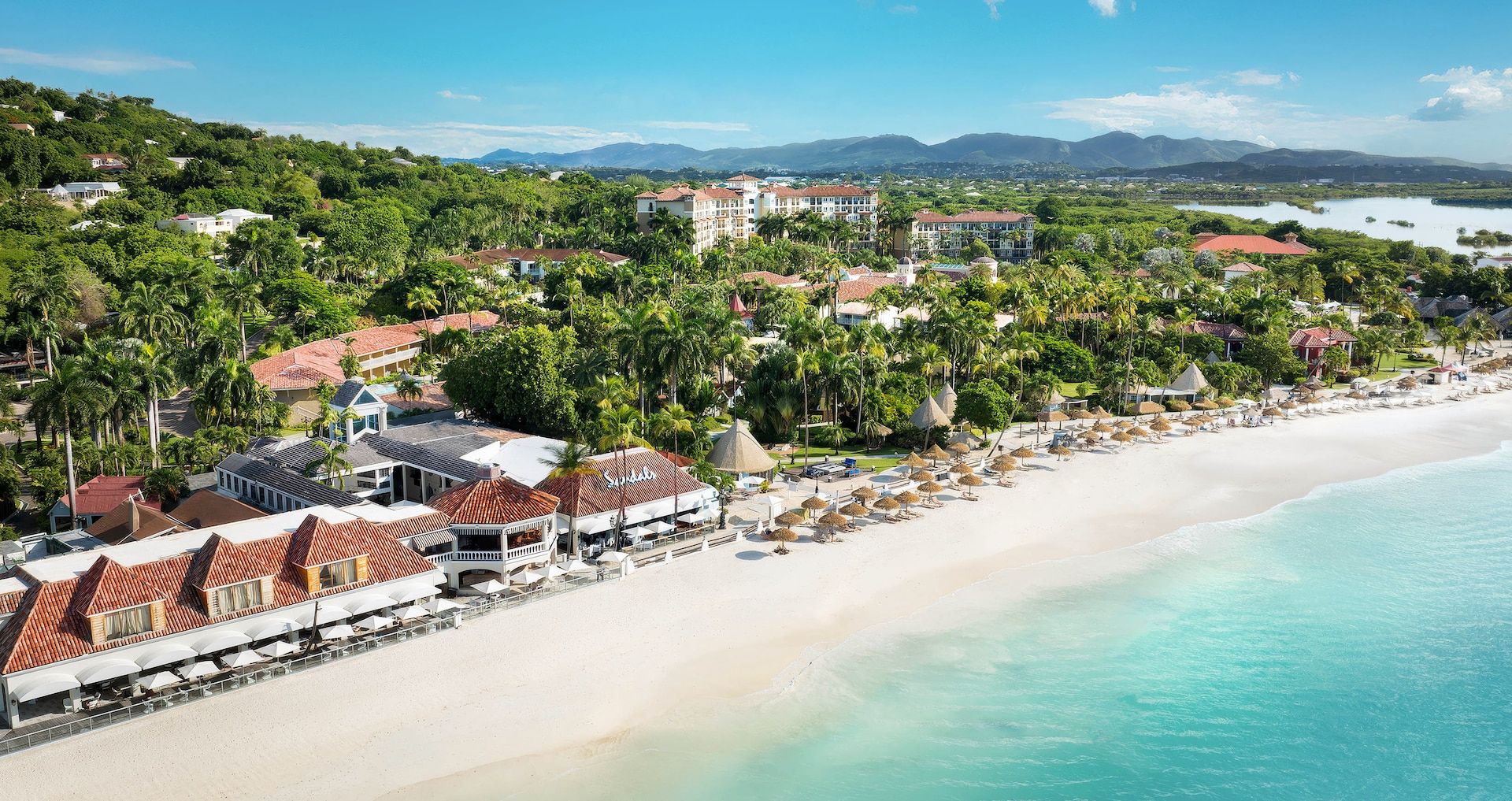 Resort exterior at Sandals Grande Antigua Resort & Spa