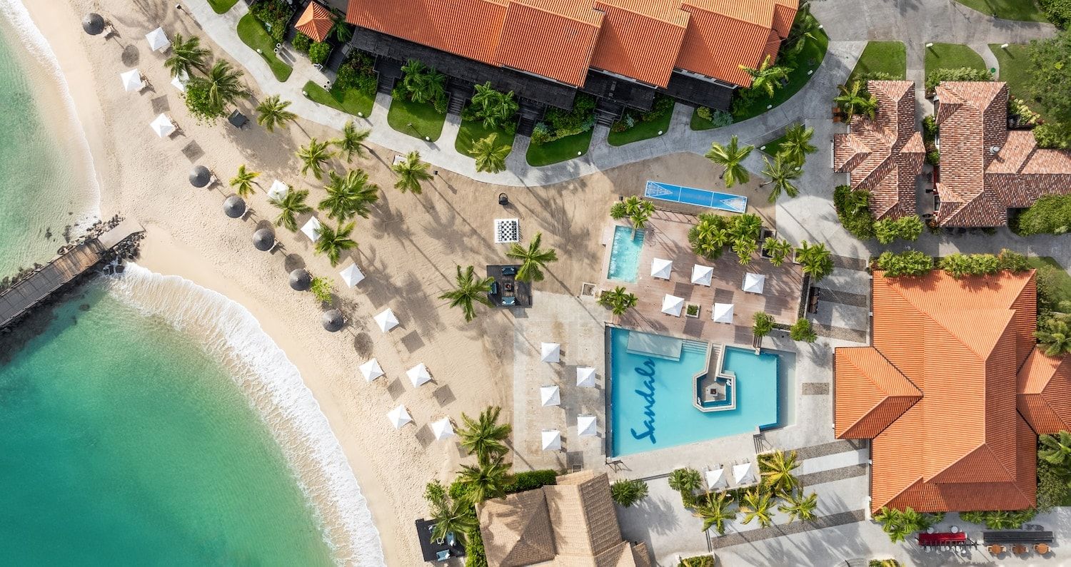 Resort exterior at Sandals Grenada Resort & Spa