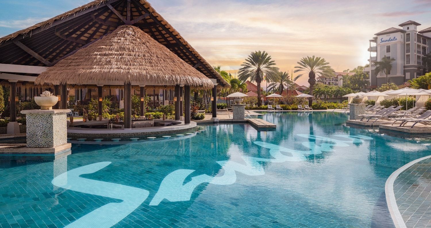 Resort exterior at Sandals Grenada Resort & Spa