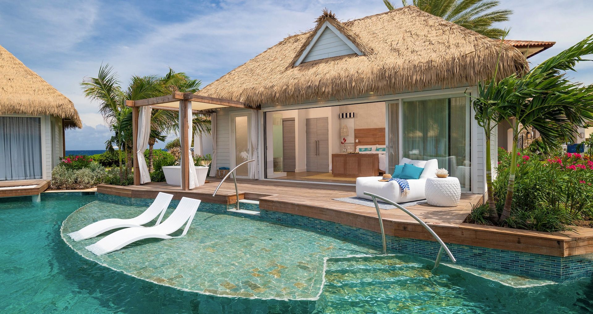 Resort exterior at Sandals Halcyon Beach