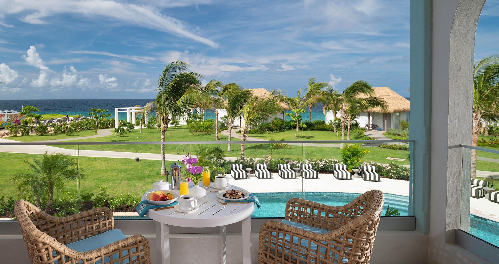Resort exterior at Sandals Halcyon Beach