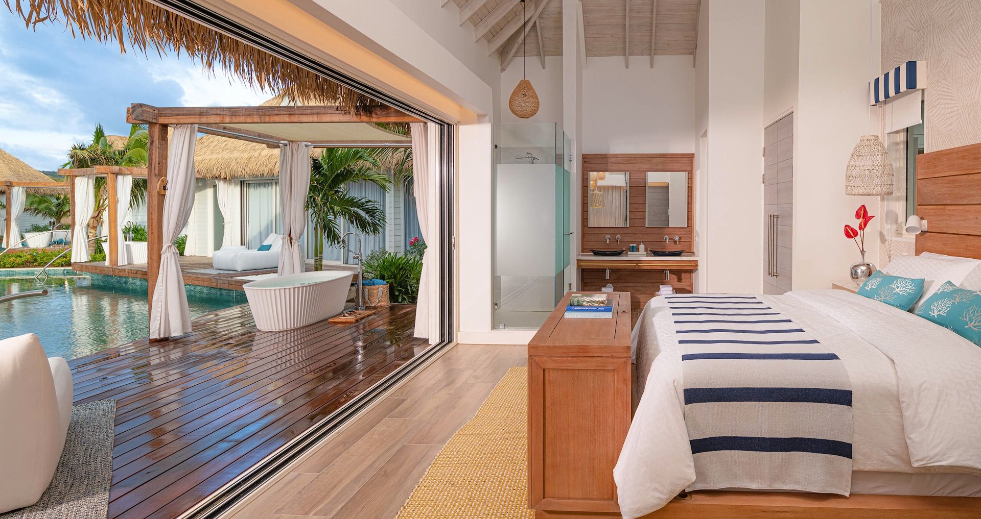 Resort exterior at Sandals Negril Beach Resort & Spa