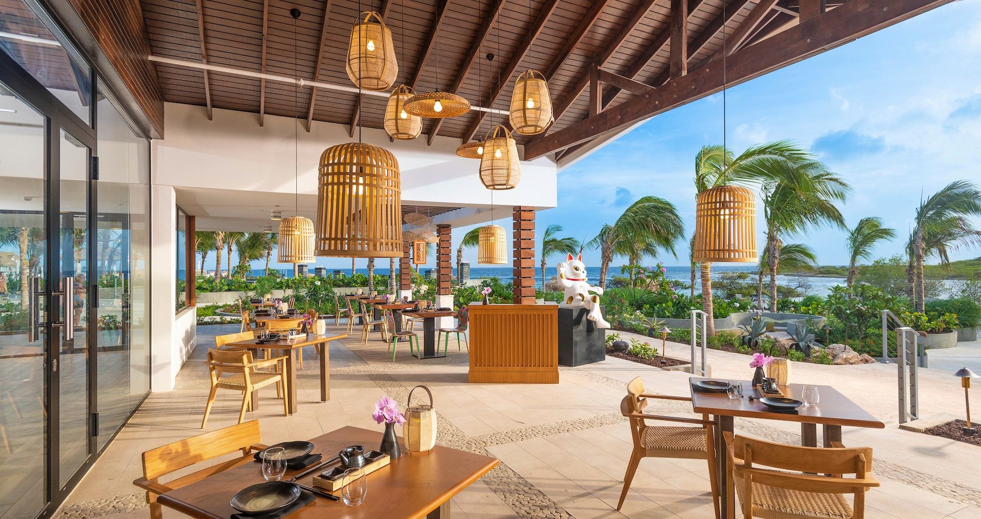Resort exterior at Sandals Negril Beach Resort & Spa