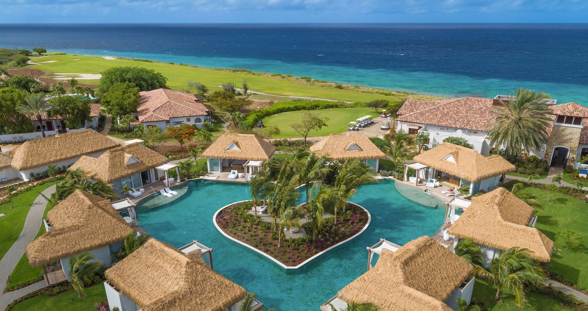 Resort exterior at Sandals Negril Beach Resort & Spa
