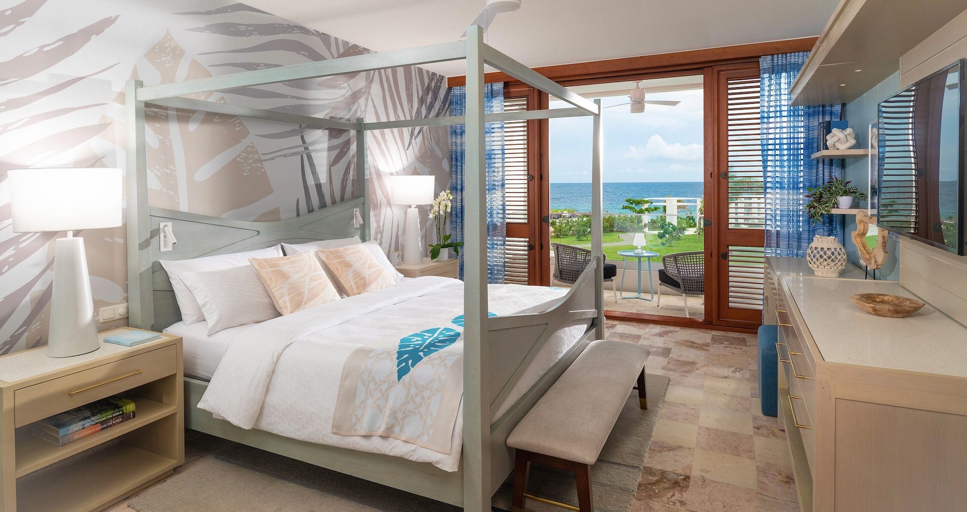 Resort exterior at Sandals Negril Beach Resort & Spa