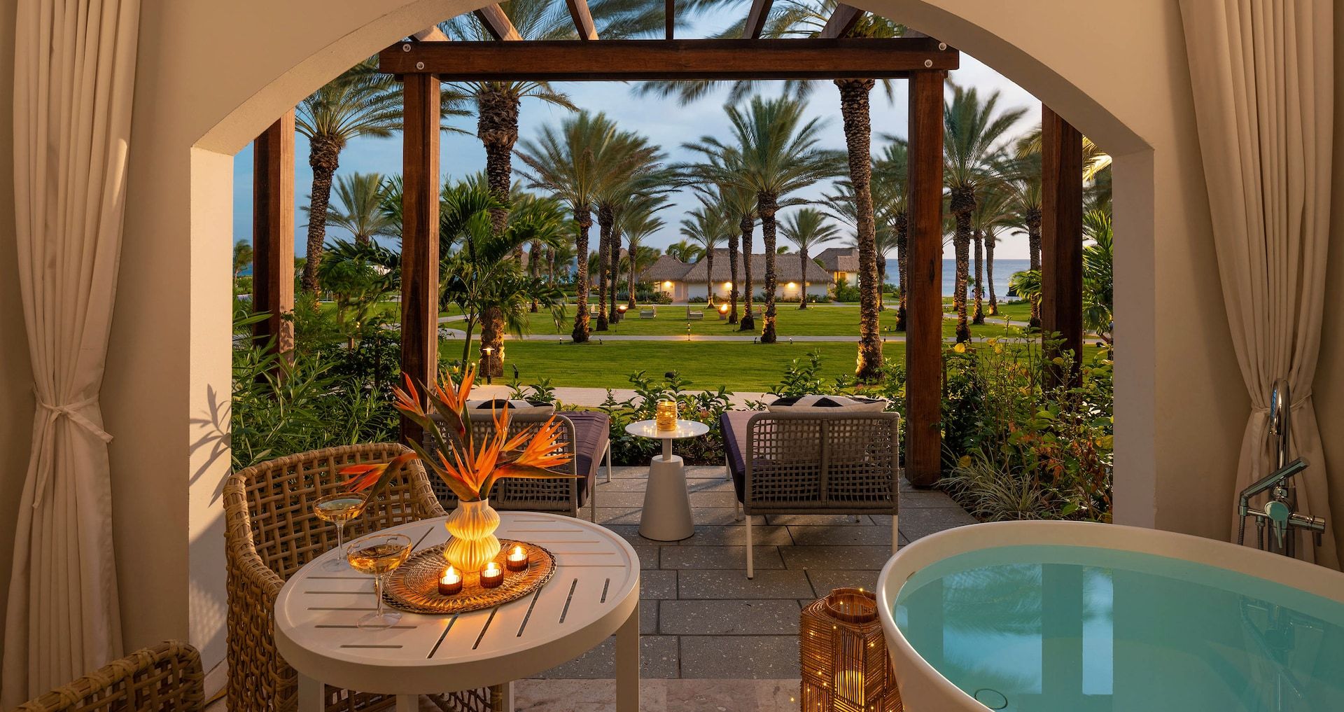 Resort exterior at Sandals Negril Beach Resort & Spa
