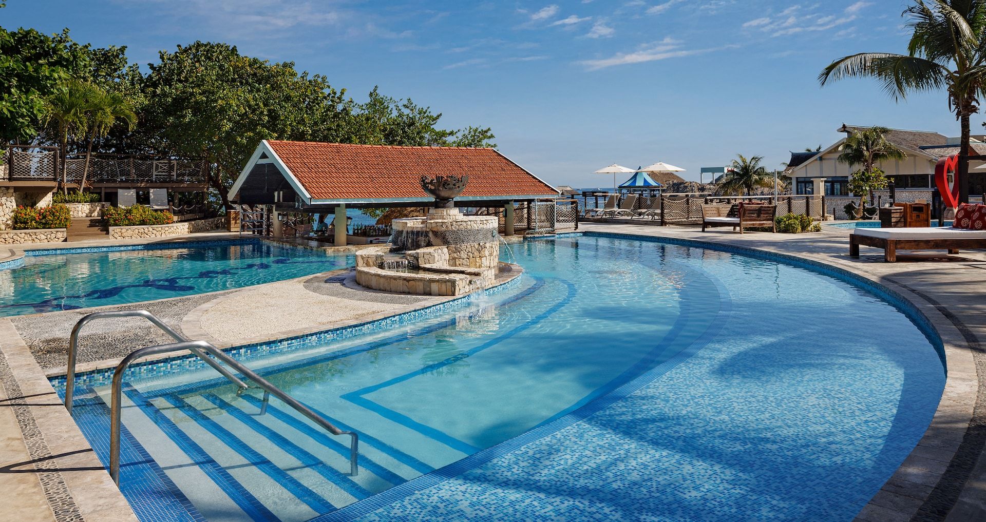 Resort exterior at Sandals Ochi Beach Resort