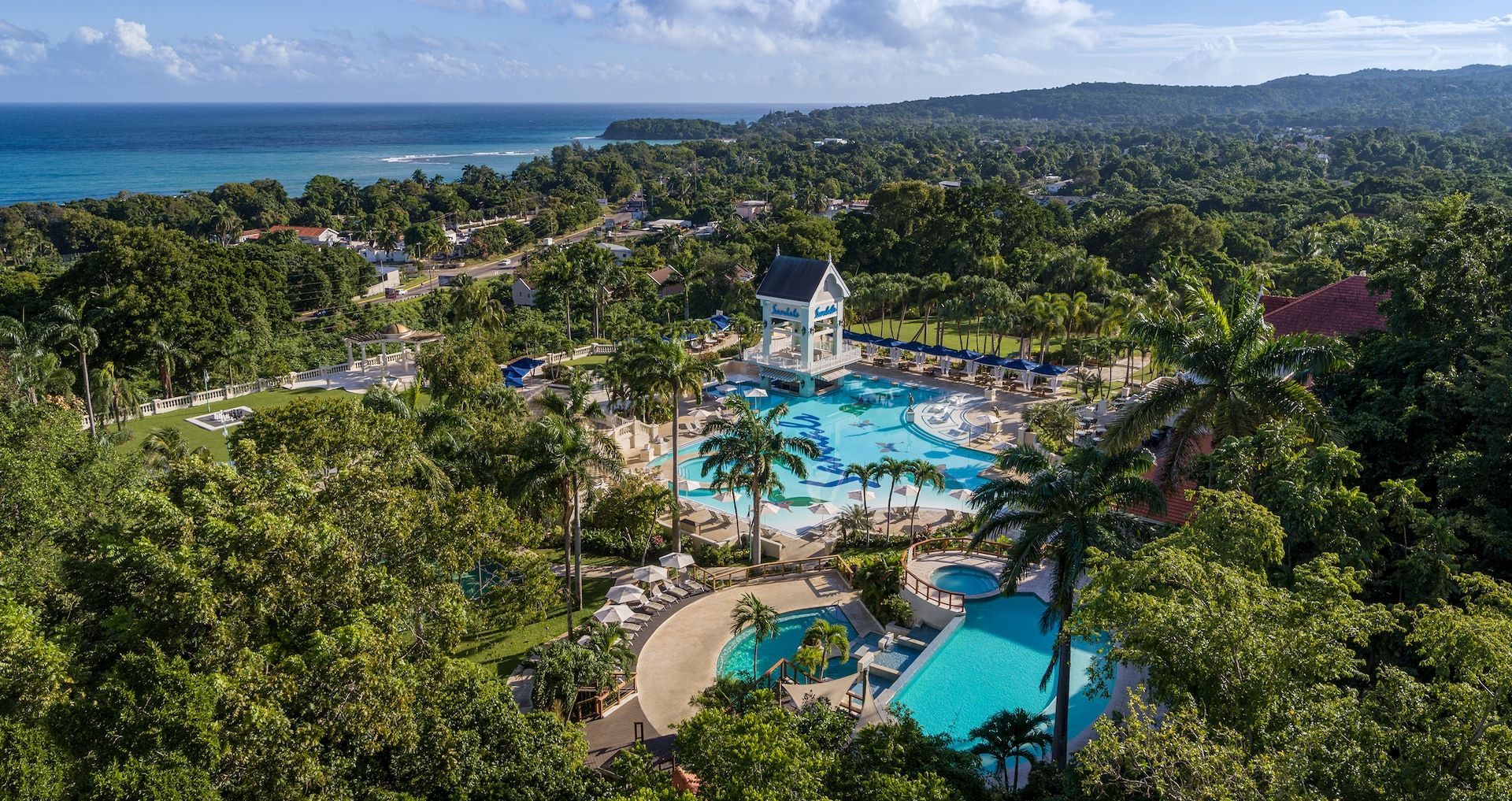 Resort exterior at Sandals Ochi Beach Resort