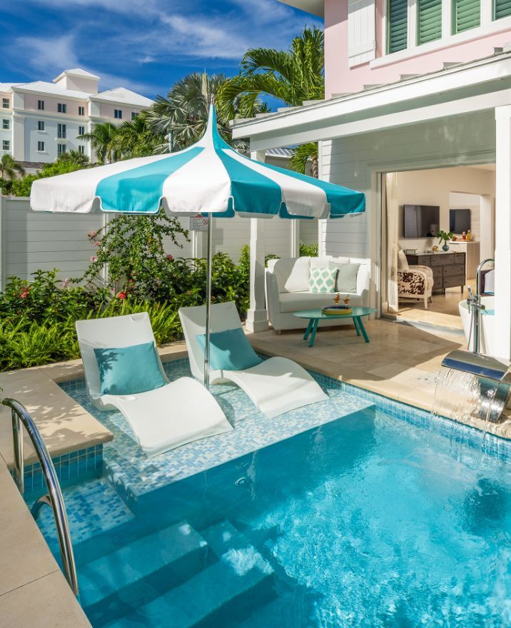 Guest room at Sandals Royal Bahamian Spa Resort & Offshore Island