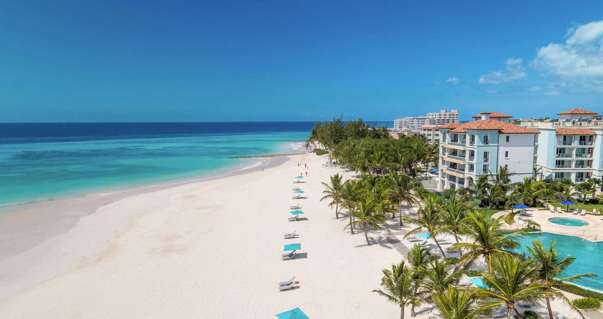 Resort exterior at Sandals Royal Barbados