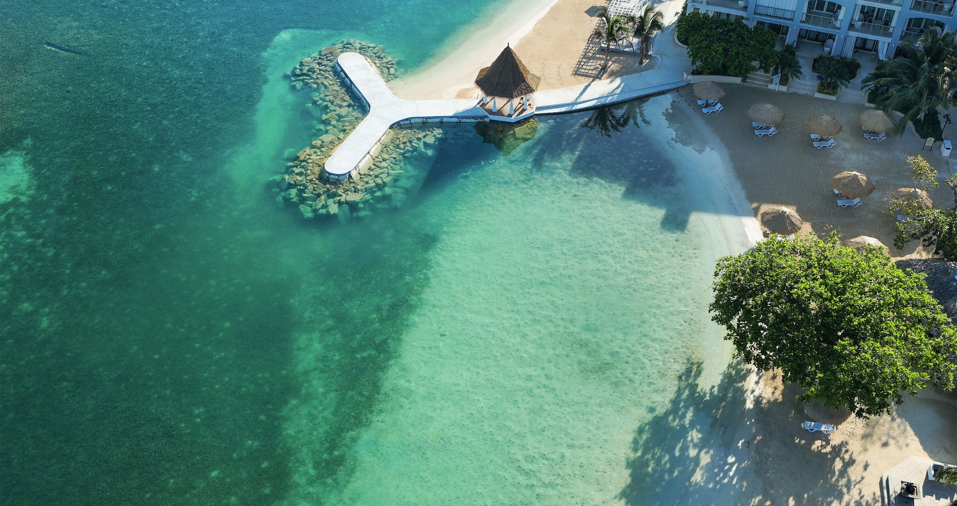Resort exterior at Sandals Royal Caribbean Resort & Private Island
