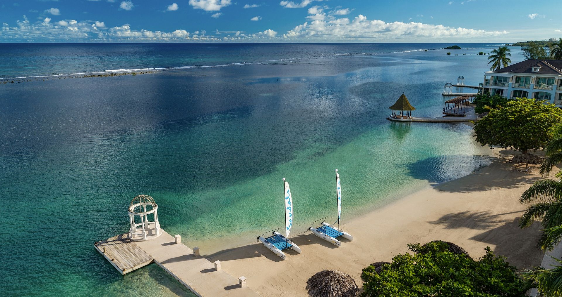Resort exterior at Sandals Royal Caribbean Resort & Private Island