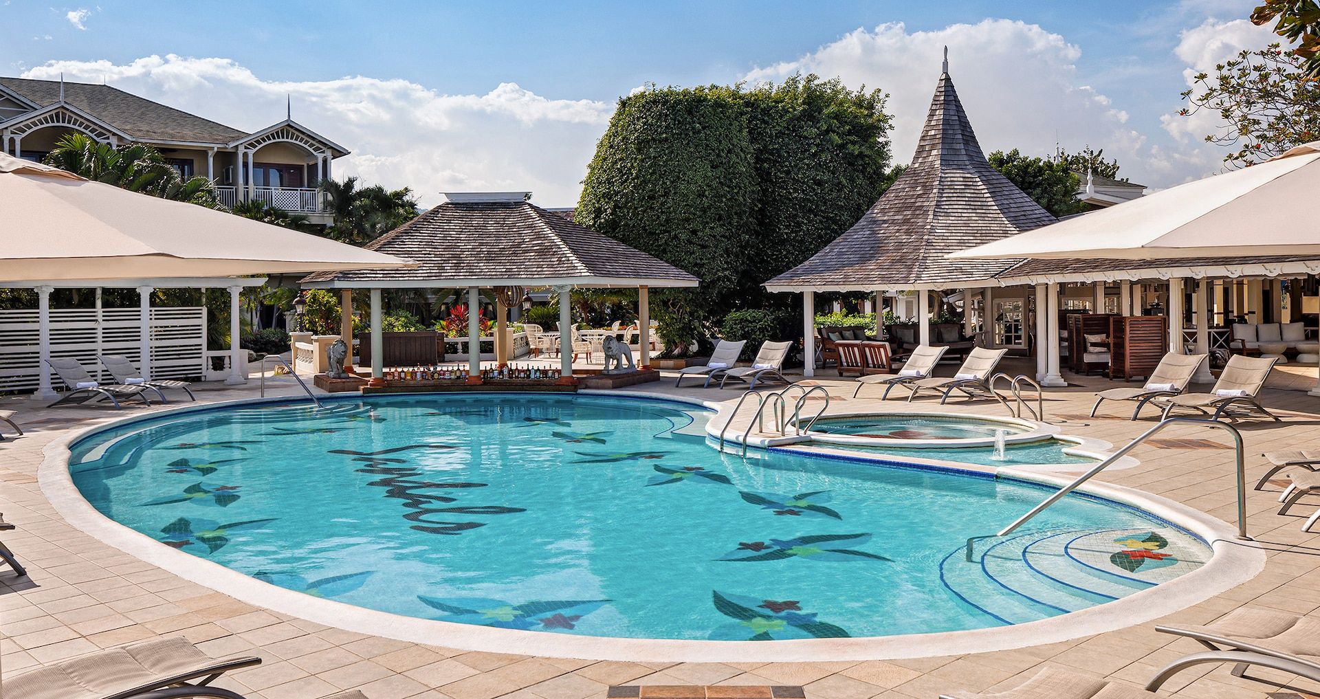 Resort exterior at Sandals Royal Caribbean Resort & Private Island