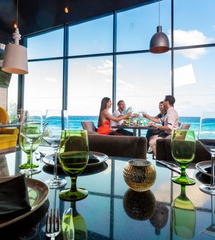 Resort exterior at Sandos Cancun Luxury Resort