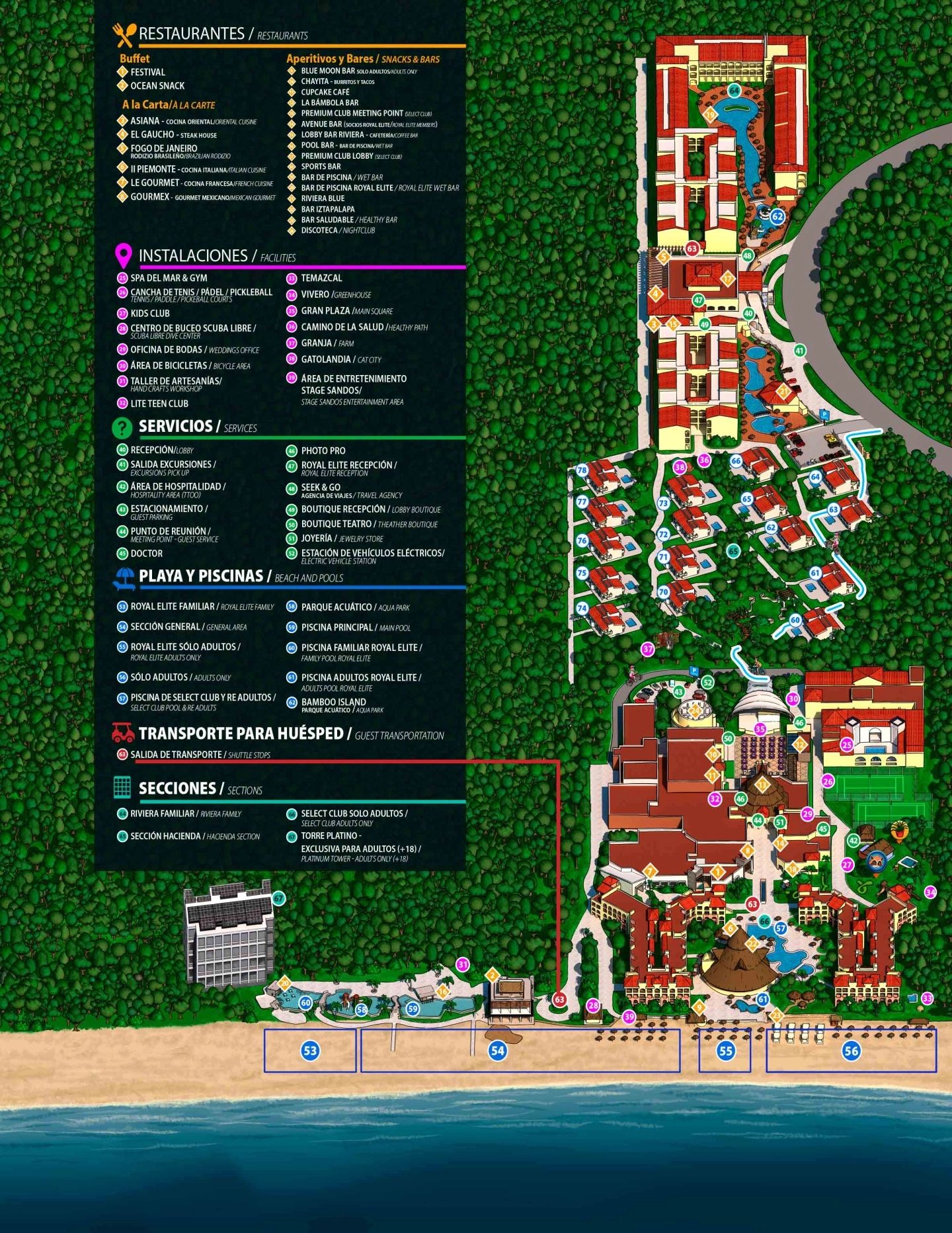 Beach at Sandos Playacar All Inclusive