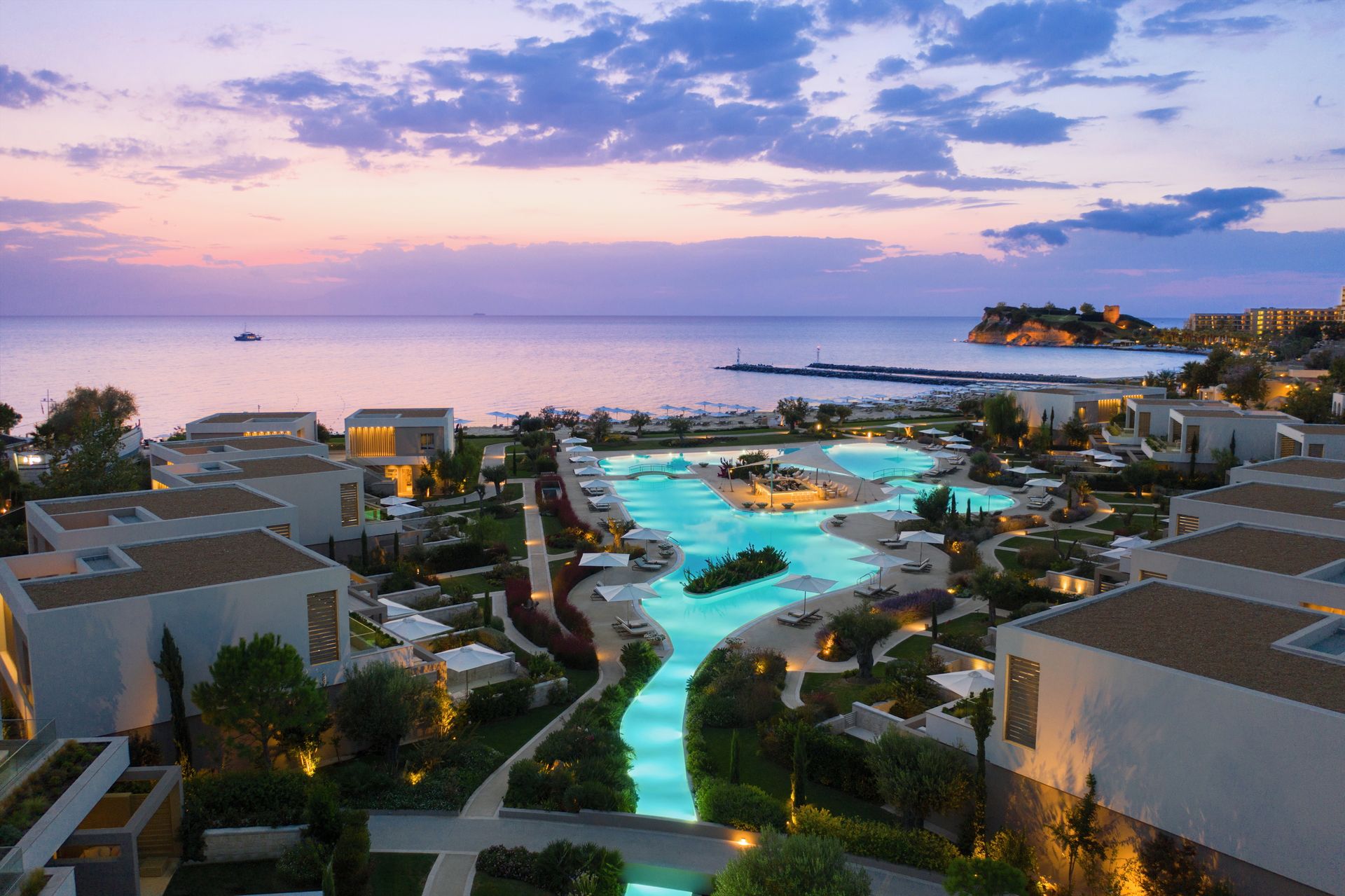 Swimming pool at Sani Dunes