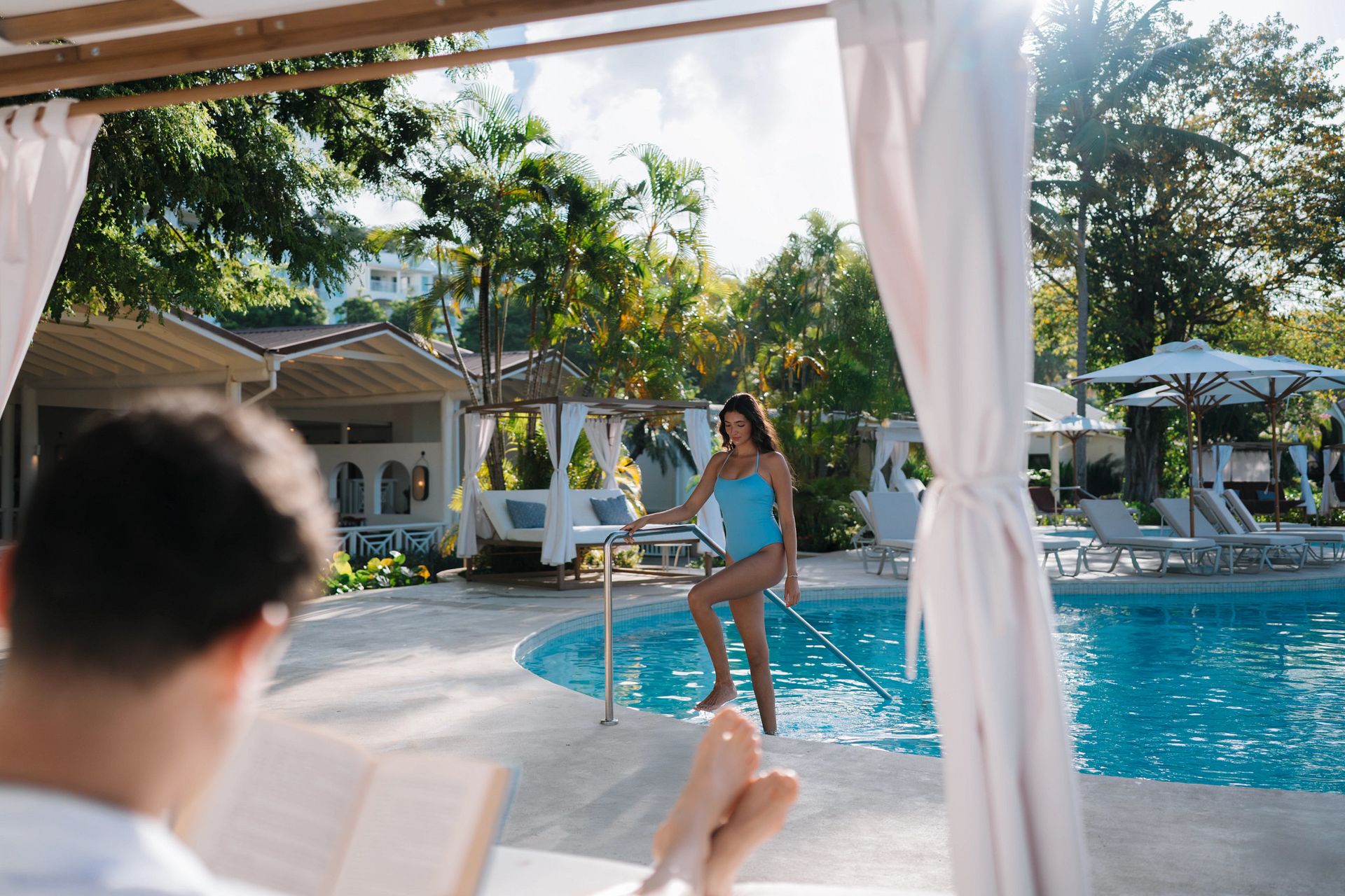 Swimming pool at Secrets St. Lucia Resort & Spa