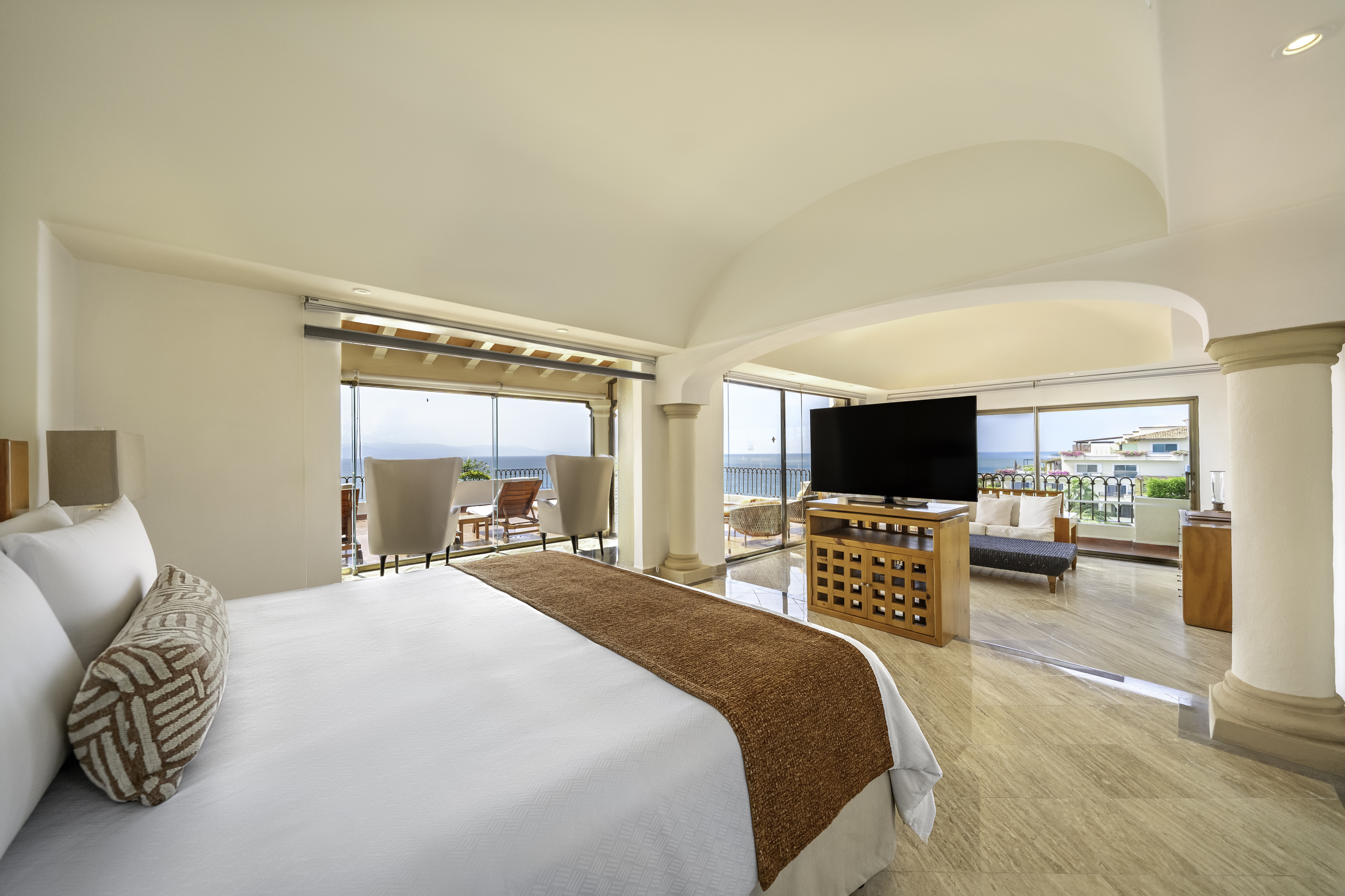 Presidential Suite — panoramic oceanfront living at Velas Vallarta
